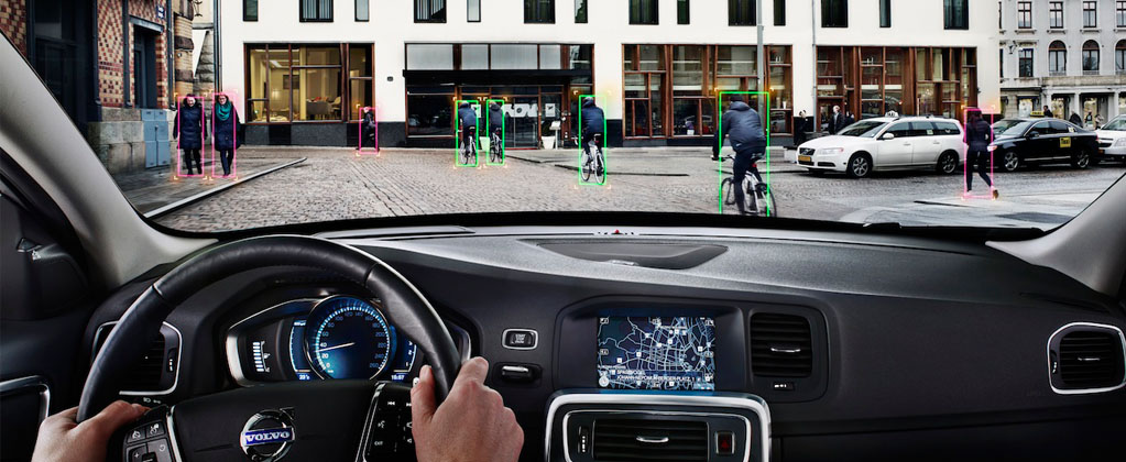 Carros da Volvo ganham freios automáticos que detectam ciclistas