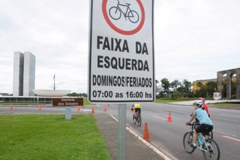 As ruas do Plano Piloto ganharão estações de bicicletas - Foto: Mary Leal