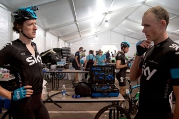 Wiggins e Froome: Desafetos do ciclismo / Foto: Scott Mitchell / Team Sky