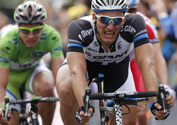 Kittel é o rei do "sprint" na presente edição do Tour - Foto: Jean-Paul Pelissiert / Reuters