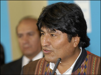 Evo Morales - Foto: Alain Bachellier