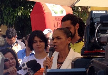 Marina Silva se reúne com cicloativistas, em Brasília - Foto: Lucas Salomão / G1