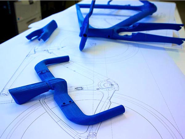 Modelos em resina impressos em 3D