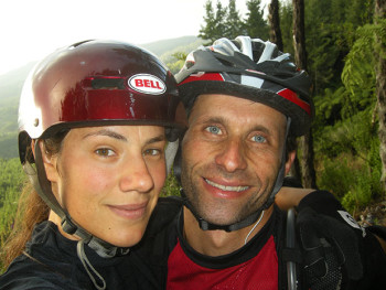 Kurt e Isabella são os proprietário da Bike Hub New Zealand