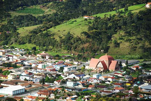 Vista aérea de Urubici - Foto: Divulgação
