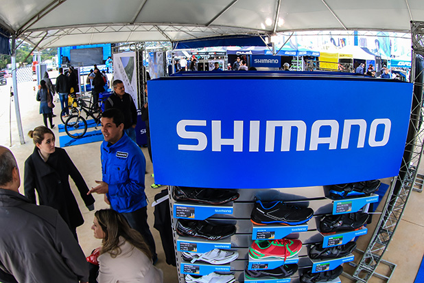 Estande Shimano com diversas novidades - Foto: Rodrigo Philipps / Shimano