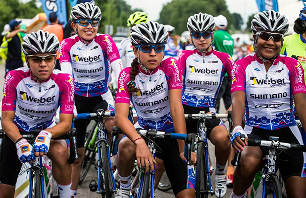 Ciclistas da Weber Shimano Ladies Power - Foto: Divulgação