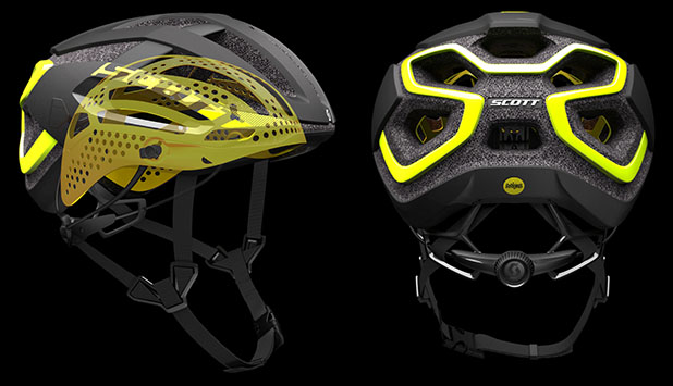 Tecnologia MIPS e detalhes externos do capacete Centric Plus - Foto: Divulgação / Scott
