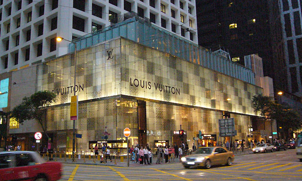 Loja da grife Louis Vuitton em Hong Kong - Foto: Wkikipedia /  Creative Commons