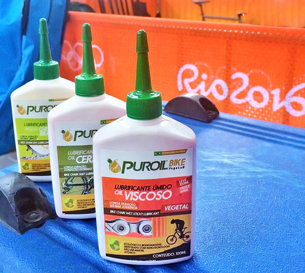 A linha de lubrificantes Puroil foi utilizada por atletas nacionais e estrangeiros na Rio 2016 - Foto: Divulgação / Puroil Bike