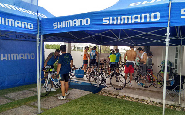 Suporte Neutro no Ironman Florianópolis - Foto: Shimano / Divulgação