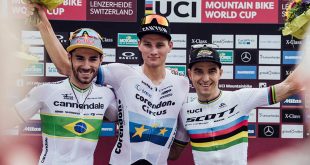 Henrique Avancini, Mathieu van der Poel e Nino Schurter